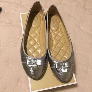 MK Genuine Snake Skin Flats